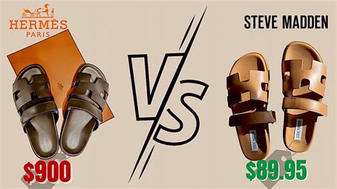 gold hermes sandals dupe|hermes sandals vs steve madden.